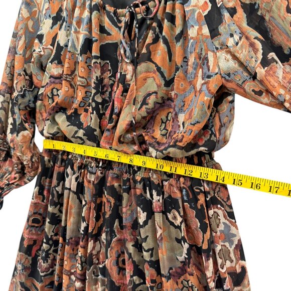 Dex Multicolor Paisley Midi Dress - Picture 12 of 13